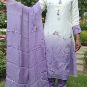 Elegant Long Kurti Set with Dupatta