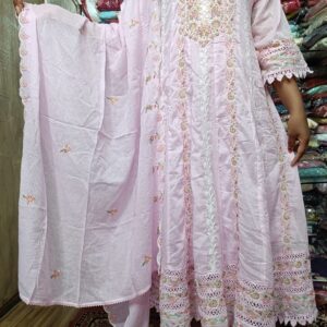 Elegant Indian Anarkali Dress with Dupatta