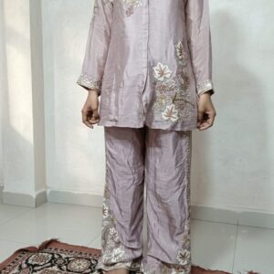 Elegant Embroidered Cord Set